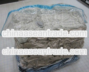 Plastic Cube Shape Vacuum Bag for Storage Bedding and Pillows