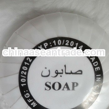 Pleat wrapped hotel soap soap manufacturer
