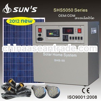 Portable Solar Power System 50W With TV & Fans