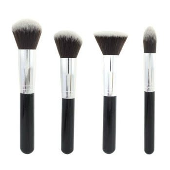 Premium Synthetic Kabuki Makeup Brush Set Cosmetics Foundation blending blush