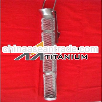 Price for Gr2 titanium mesh basket for anodizing