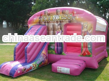 Princess Inflatable Bouncer With Slide Combo