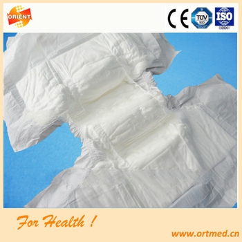 Printed PE film waterproof adult incontinence diaper