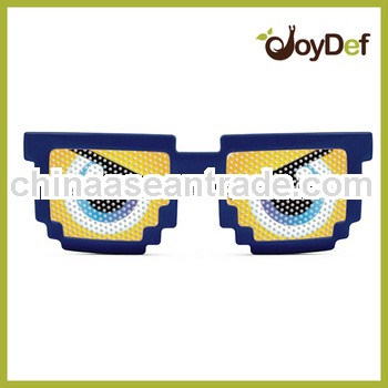 Printed lens promotional pinhole pixel sunglasses
