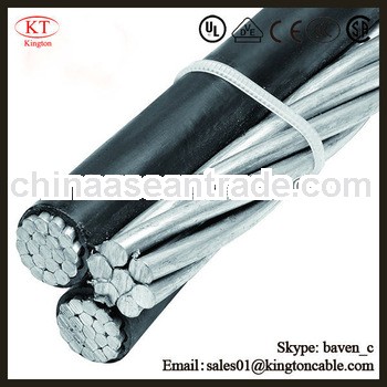 Professional aerial bundled cable manufacturer supply overhead abc cable