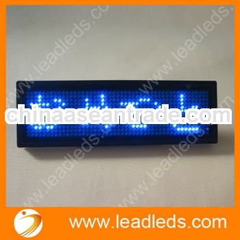 Programmable Scrolling LED Name Tag Name Badge Pixels 12X48