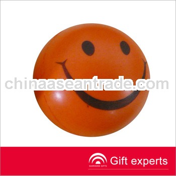 Promotional Top Quality Cheap PU Stress Smiley Face Ball