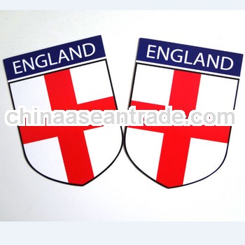 Promotional customized decorative England magnetic car sign