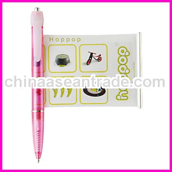 Pull out banner advertising pen