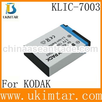 Rechargable klic7003 Camera Battery for Kodak M380 / V1003 / V803 / Z950 / M381