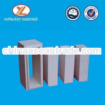 Refractory silicon mullit brick for glass furnace doghouse