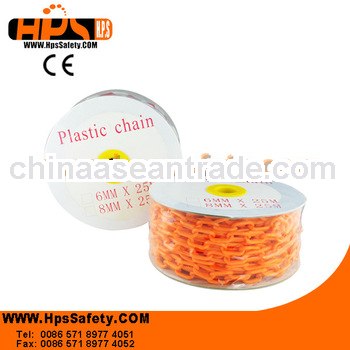 Reliable Factory Sales 8mm PE Material Plastic Roller Chain for Obstacle Indication
