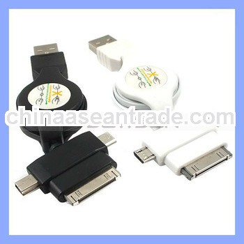 Retractable Data Cable for iPhone 4 Cable