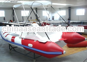 Rigid inflatable boat ZB-470/ inflatable RIB racing sports boat