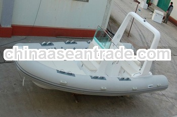 Rigid inflatable boat ZB-680/ inflatable racing sports boat