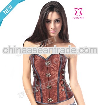 Ring Buckle Sexy Steampunk Corset Top Wholesale
