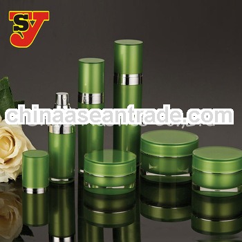 Round Acrylic Cosmetic Packaging Cream Jars Lotion Bottles