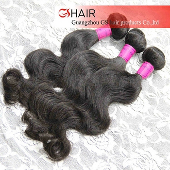 Rush delivery natural color virgin brazilian hair wavy