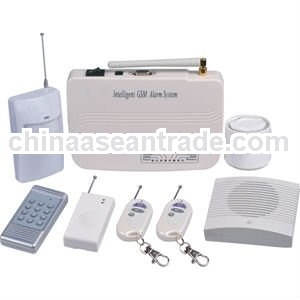 SMS home alarm system with SMS data transmission alarm