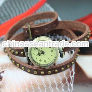 SW0116 new products leather long strap women watches