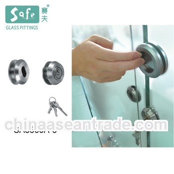 Safe lock, security lock, stainless steel sliding door glass key lock SA8600A-8