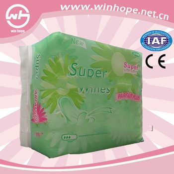 Sanitary Napkin Manufacturer With Factory Price! Super Absobent Cotton Sanitary Napkin !!