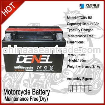 Sealed Factory Activated MF Battery with 12V 19AH