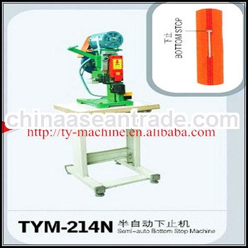 Semi Automatic Zipper Bottom Stopper Machine