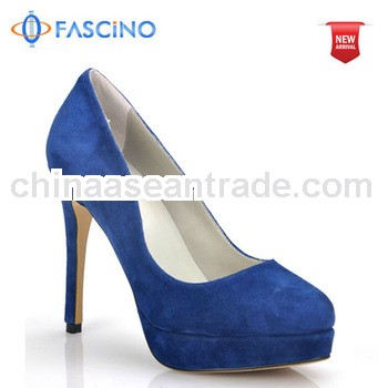 Sexy Design Blue Dress Shoes Women High Heel Shoes