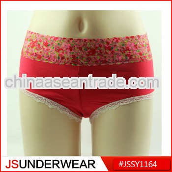 Sexy ladies underwear with printing lace so nice