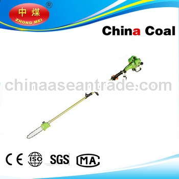 Shandong China Coal portable 25.4CC long handle petrol pole chain saw