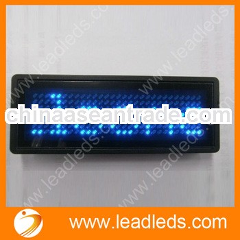 Shenzhen LED Mini sign, LED Name Card, LED Name Tag with USB data input