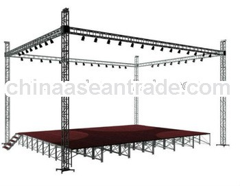 Shenzhen trussing maunfacturer top seller outdoor trade show exhibit booth/rectangular truss with ro