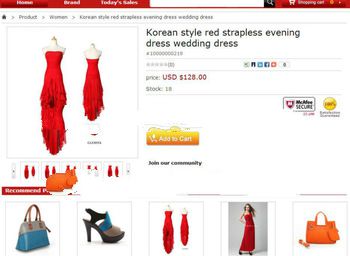 Shopping online website design, bulk ecommerce website