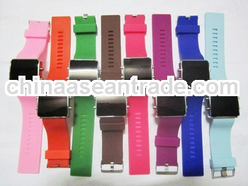Silicone one dollar watches for promotion
