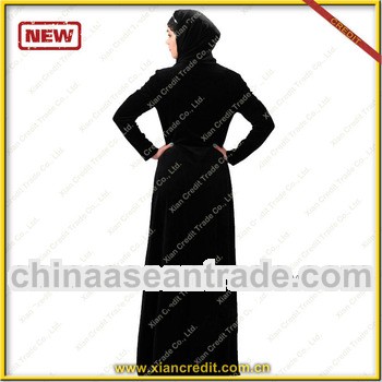 Silk velvet Islamic clothing for women KDT-066