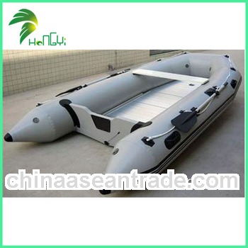 Silver PVC Cheap Inflatable Boat