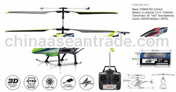 Simulation 3-ch rc helicopter wholesale with gyro