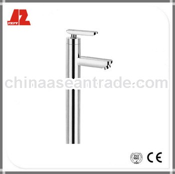 Single lever high brass wash hand basin mixer water tap