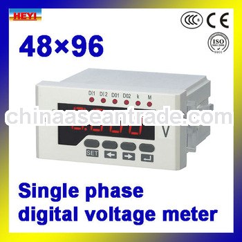 Single phase digital voltage meter LED AC voltage meter