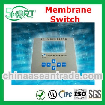 Smart bes~Stable Quality OEM LED& metal dome water proof membrane switch with plastic bezel for 