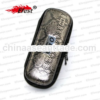 Snake skin pattern ego case leather ecig case for e cig mod kit iphone 5 mobile phones ego case for 