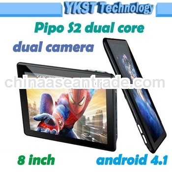 So hot! 8'' Pipo S2 dual core tablet pc with build in bluetooth dual camera 3G HDMI Wifi 1GB