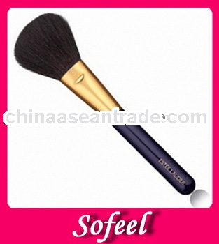 Sofeel top quality goat hair powder makeup brush with purple handle