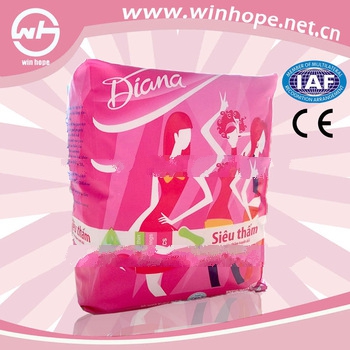 Soft breathable with high absorbency!!herbal sanitary napkin