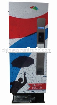 Solar/Rechargeable Battery Operated Umbrella Vending Machines For Folding Umbrellas