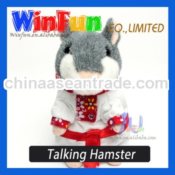Sound Plush Toys Hamsters With Clothes