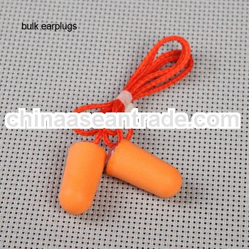 Special design orange color pu foam bulk earplugs