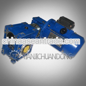 Speed reduction gearbox with motor