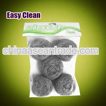 Stainless Steel Scrubber Wire Sourcer for Kitchen 5pcs/headcard Polybag